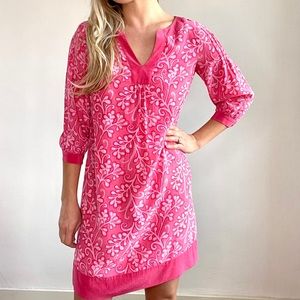 Lilly Pulitzer Hot & Light Pink 3/4 Sleeve Dress 2